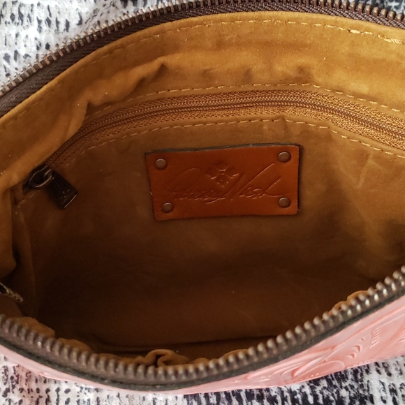 * SOLD * Patricia Nash tuscan tooled cassini - Picture 3 of 6